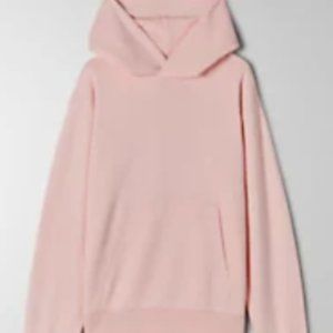 Aritzia Airy Fleece Perfect Hoodie, Medium, Pink